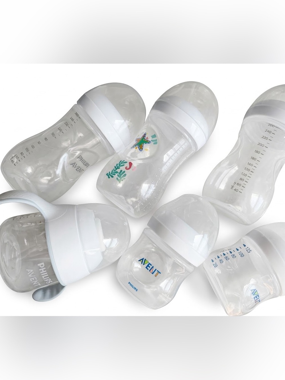 Philips AVENT White Baby Bottle Set of 6